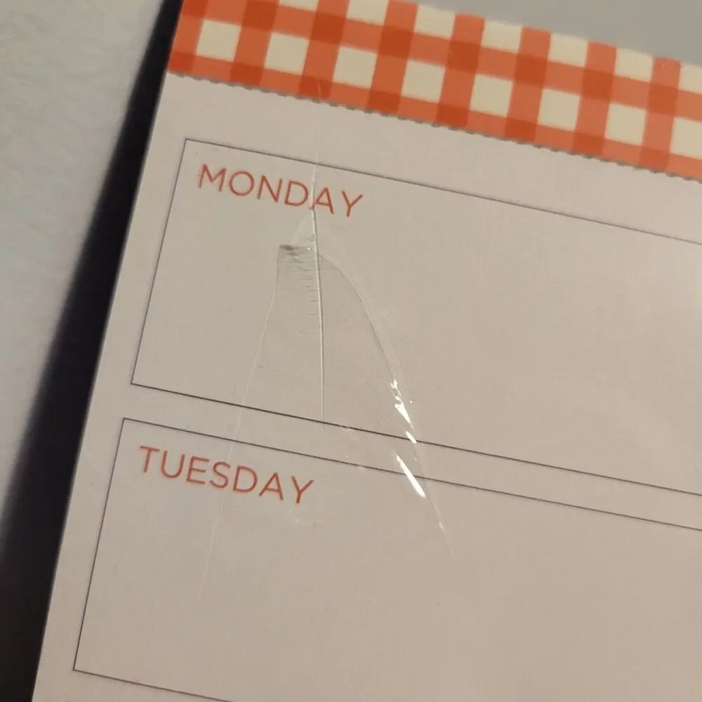 Martha Stewart Weekly Meal Planner 10 x 8 Magnetic and Removable Grocery List